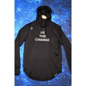 Legends Hoodie Mens‎ Medium Black Be The Change Pullover Sweatshirt Athletic